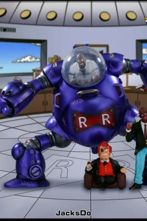 Alternative view of JacksDo – Dragon Ball – Officer Black – Red Ribbon Army Vol. 8 Statue (HG & SHF Scale, Limited Edition)