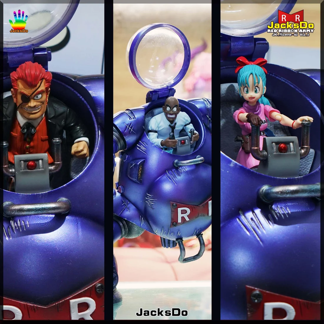 JacksDo – Dragon Ball – Officer Black – Red Ribbon Army Vol. 8 Statue (HG & SHF Scale, Limited Edition) - Image 4