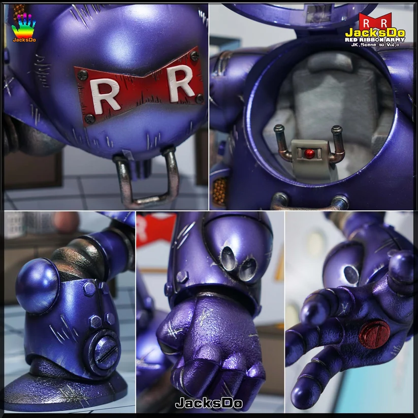 JacksDo – Dragon Ball – Officer Black – Red Ribbon Army Vol. 8 Statue (HG & SHF Scale, Limited Edition) - Image 3