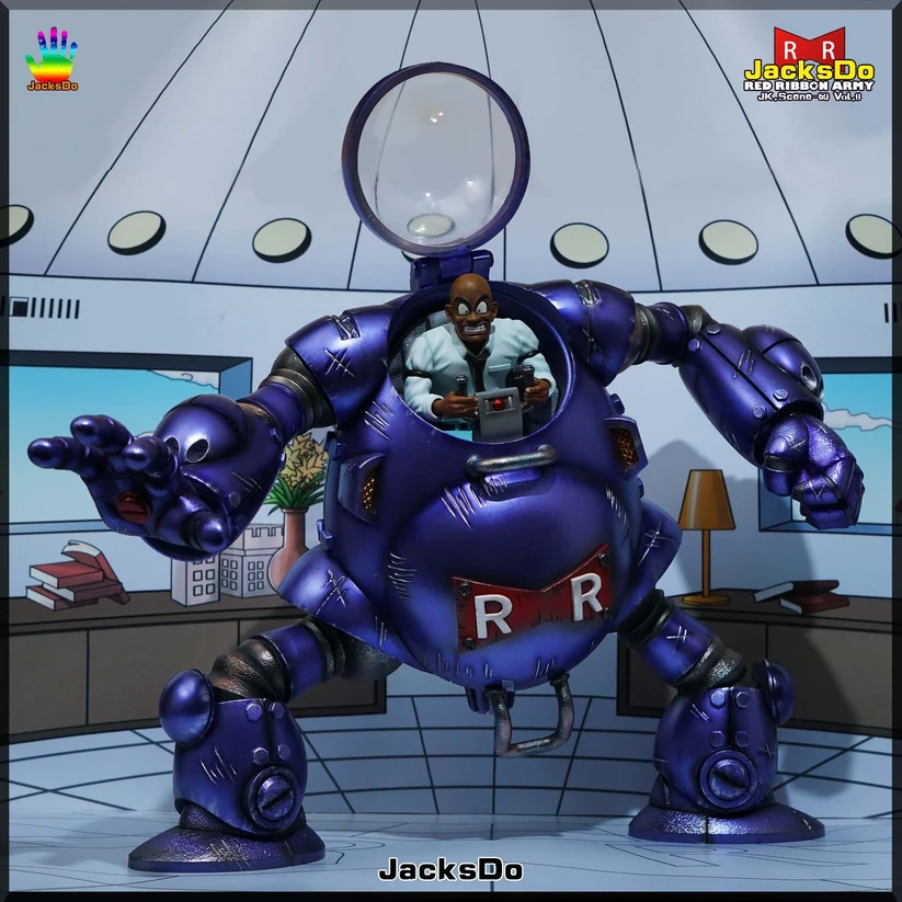 JacksDo – Dragon Ball – Officer Black – Red Ribbon Army Vol. 8 Statue (HG & SHF Scale, Limited Edition)