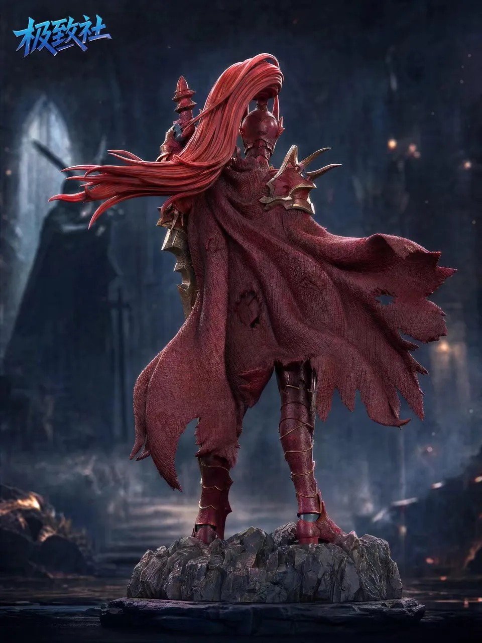 JiZhiShe Studio Solo Leveling Red Igris Statue