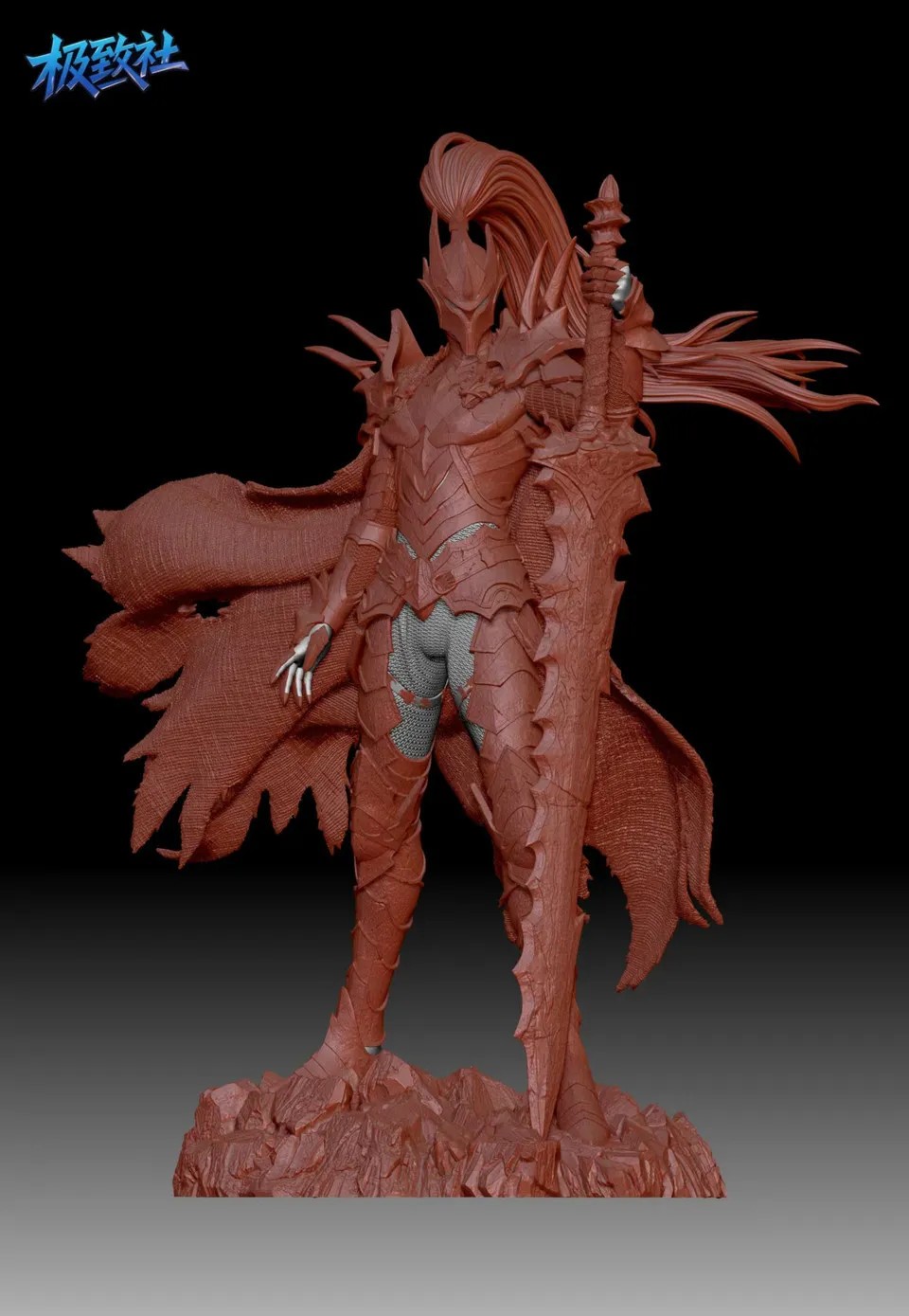 JiZhiShe Studio Solo Leveling Red Igris Statue