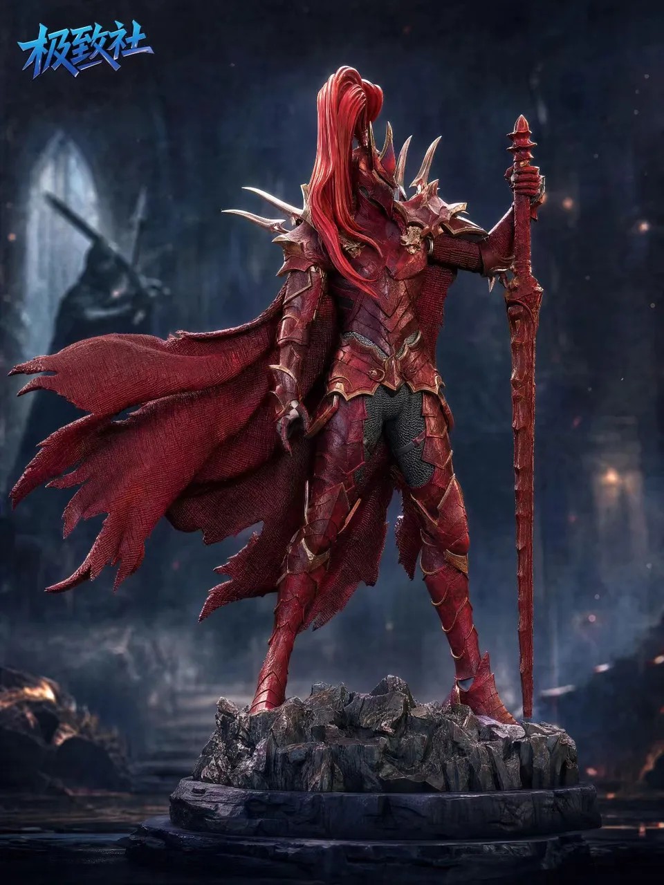 JiZhiShe Studio Solo Leveling Red Igris Statue