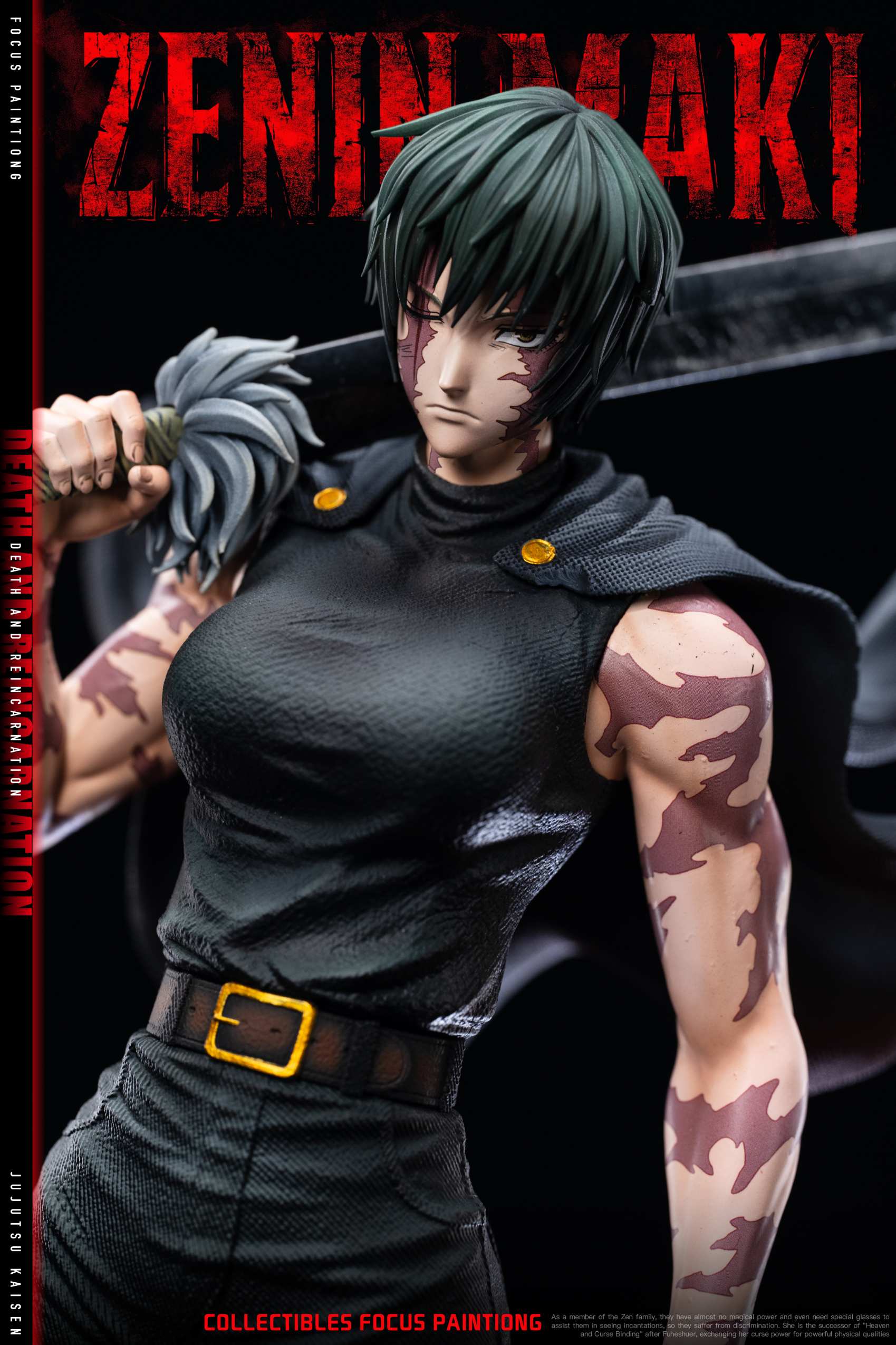 Jujutsu Kaisen Maki Zenin 16 Scale TOPGK Statue-BBA Studio