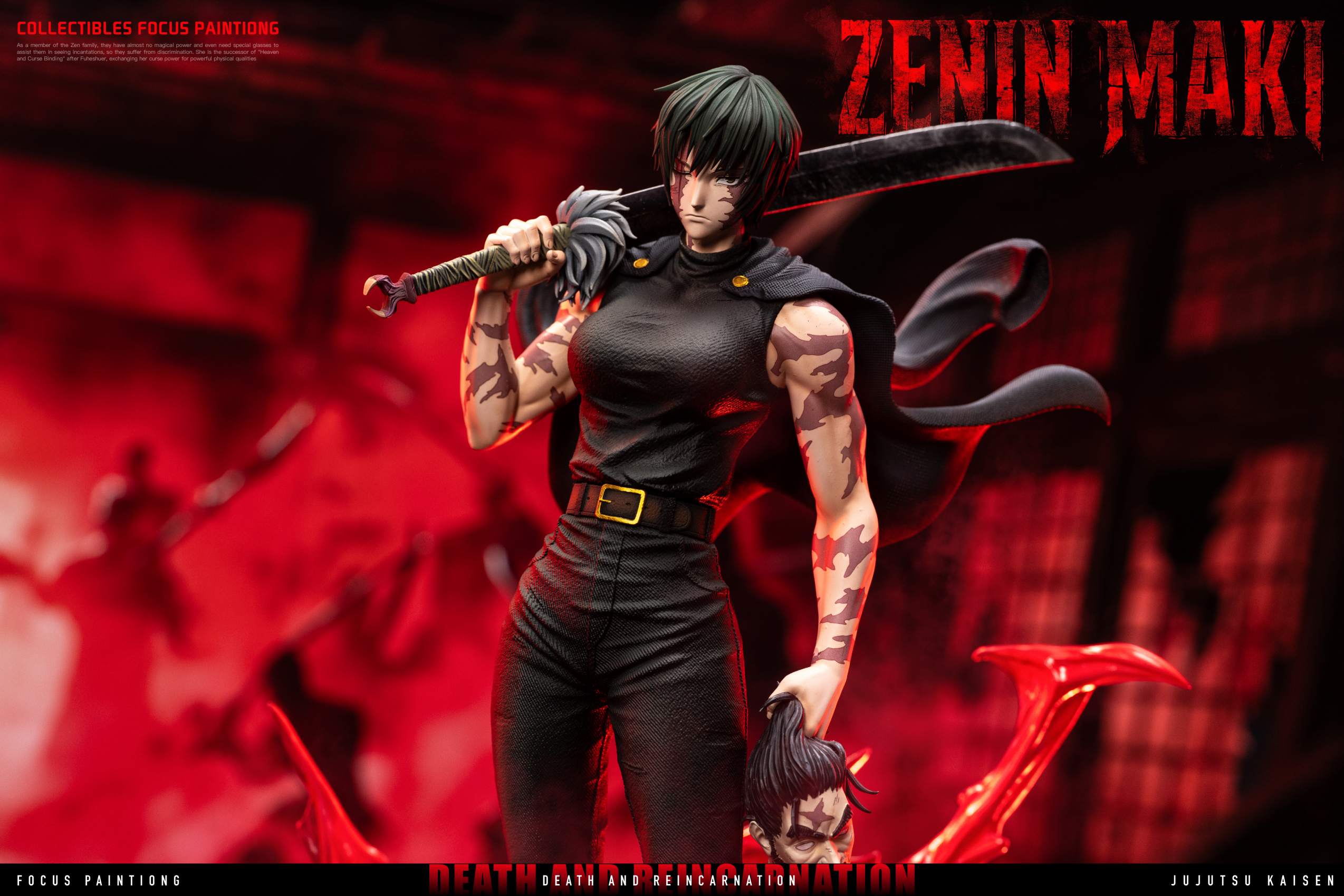 Jujutsu Kaisen Maki Zenin 16 Scale TOPGK Statue-BBA Studio