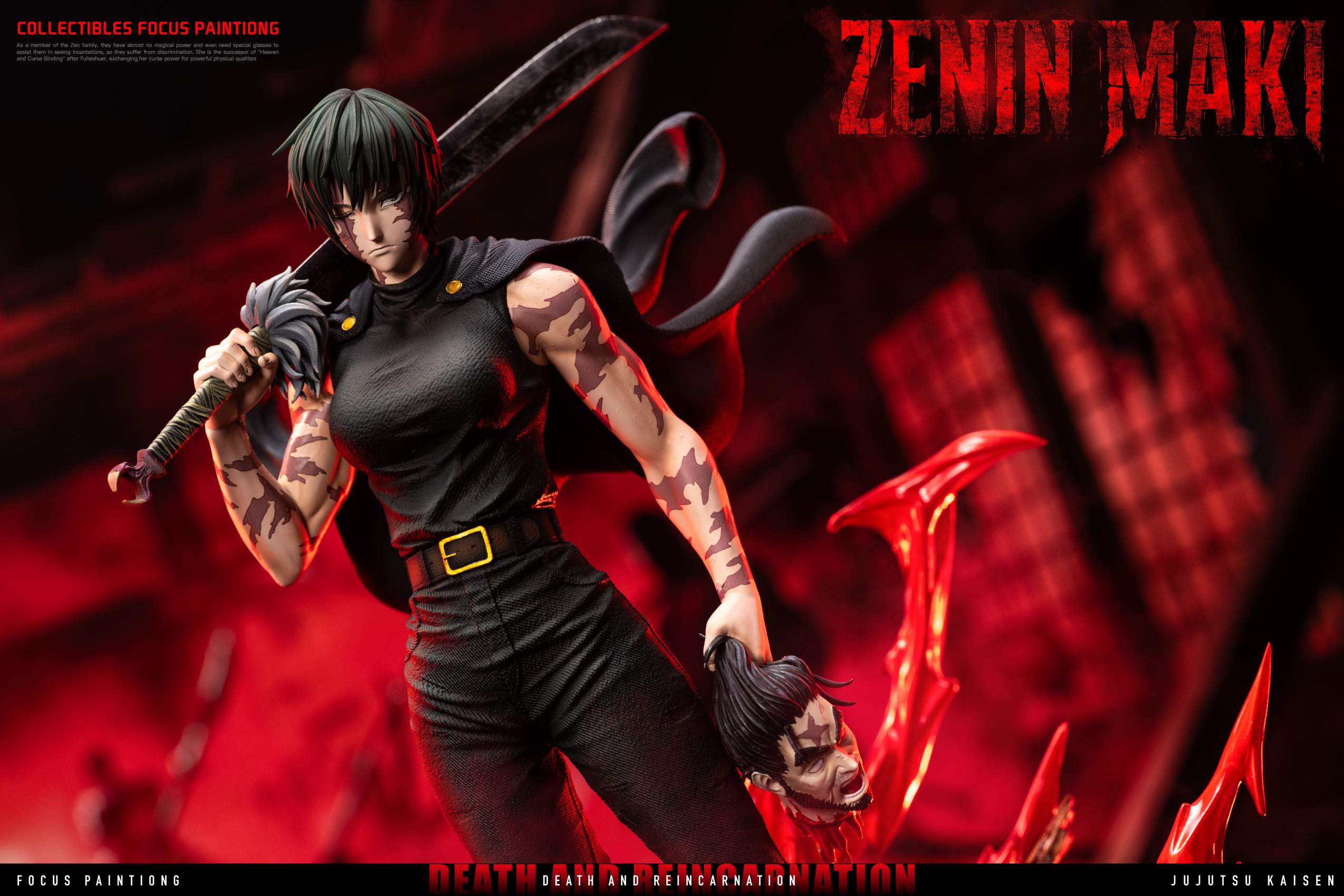 Jujutsu Kaisen Maki Zenin 16 Scale TOPGK Statue-BBA Studio