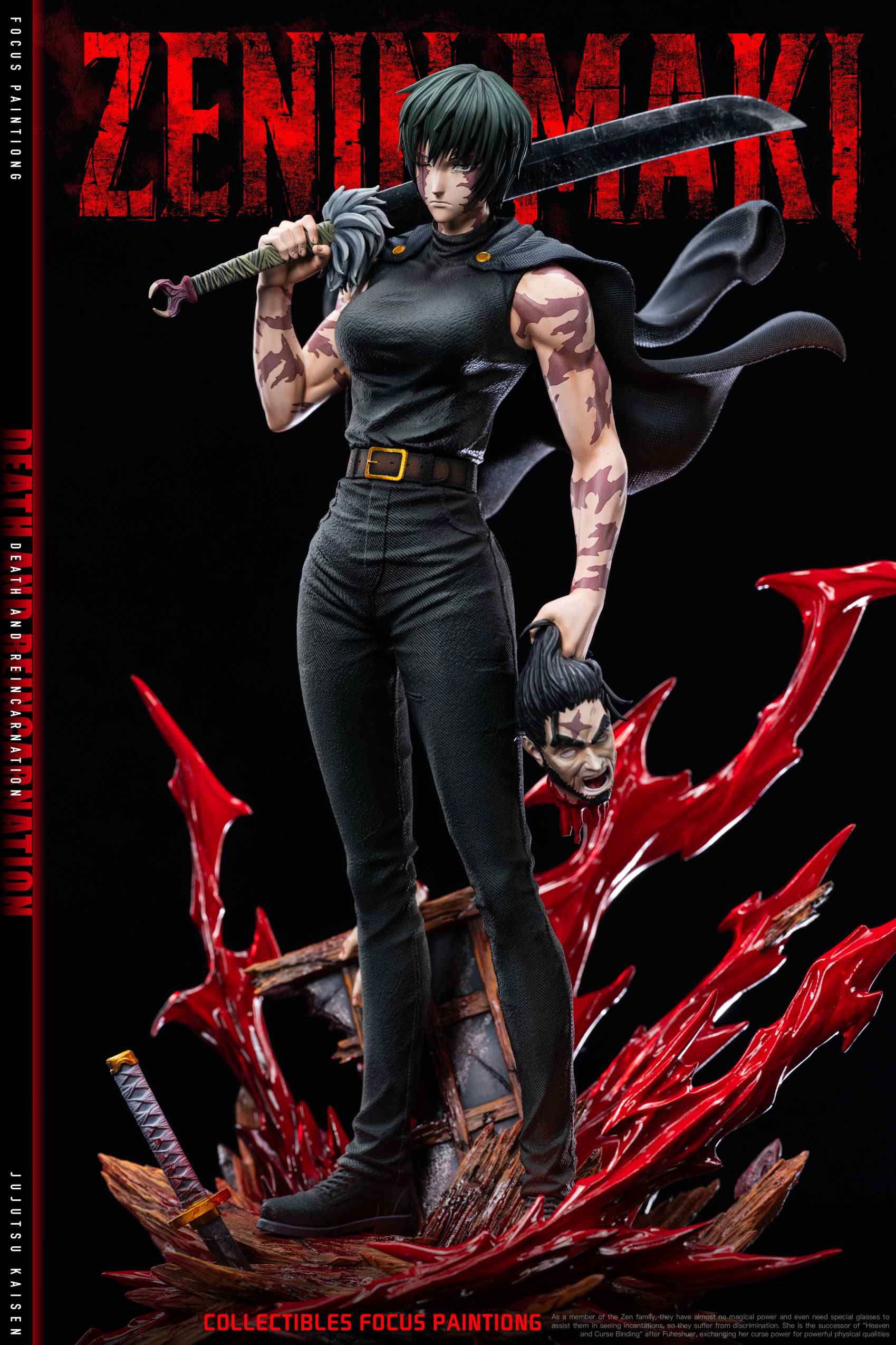 Jujutsu Kaisen Maki Zenin 16 Scale TOPGK Statue-BBA Studio