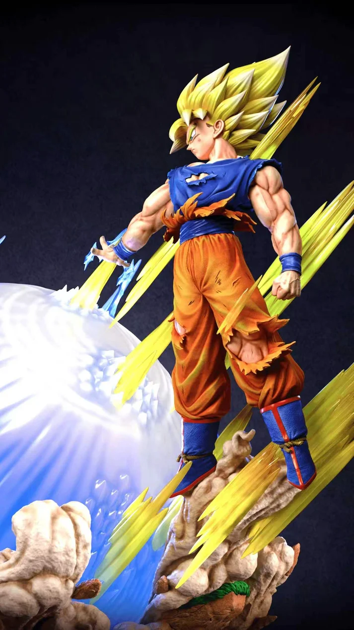 KDC - Dragon Ball - SSJ Goku vs Kid Buu 1/4 Scale TOPGK Limited Statue with LED