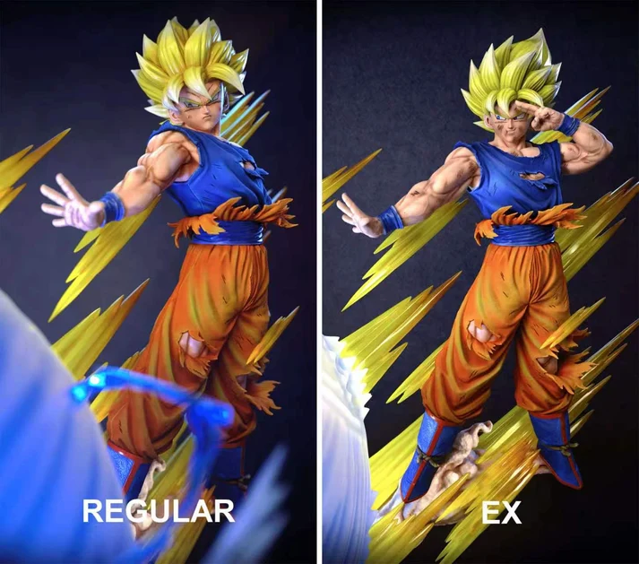 KDC - Dragon Ball - SSJ Goku vs Kid Buu 1/4 Scale TOPGK Limited Statue with LED - Image 16