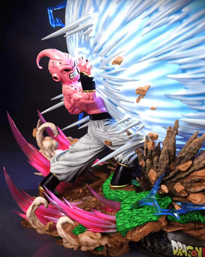 KDC - Dragon Ball - SSJ Goku vs Kid Buu 1/4 Scale TOPGK Limited Statue with LED