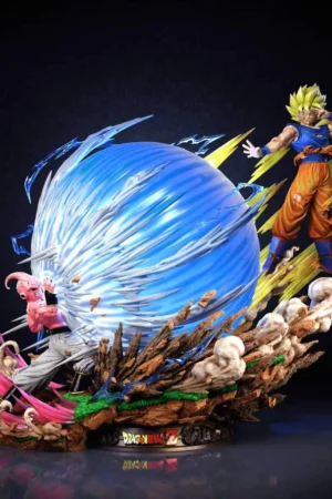 KDC - Dragon Ball - SSJ Goku vs Kid Buu 1/4 Scale TOPGK Limited Statue with LED