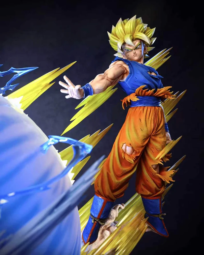 KDC - Dragon Ball - SSJ Goku vs Kid Buu 1/4 Scale TOPGK Limited Statue with LED