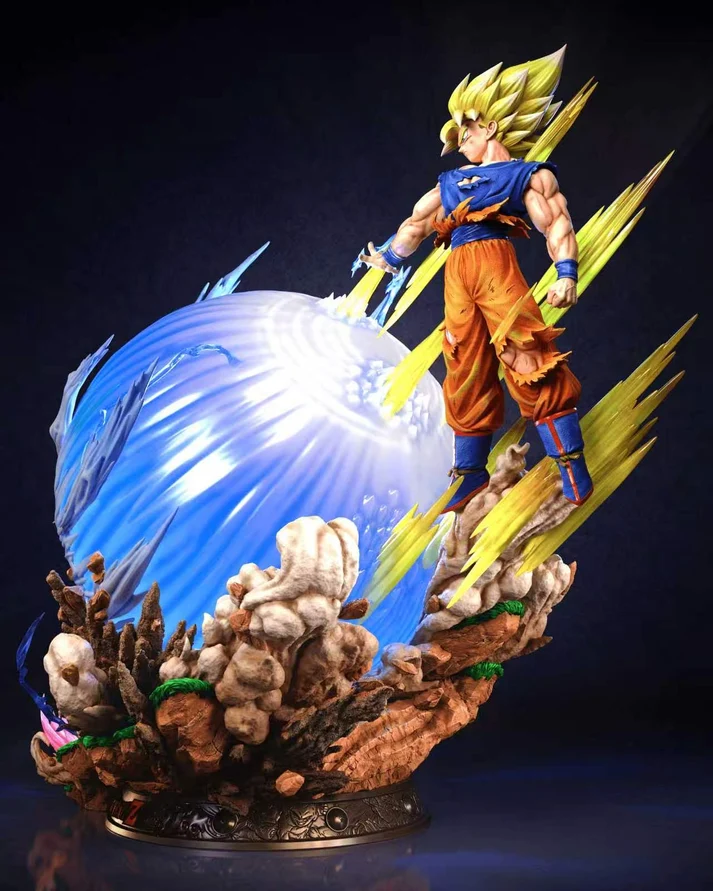 KDC - Dragon Ball - SSJ Goku vs Kid Buu 1/4 Scale TOPGK Limited Statue with LED