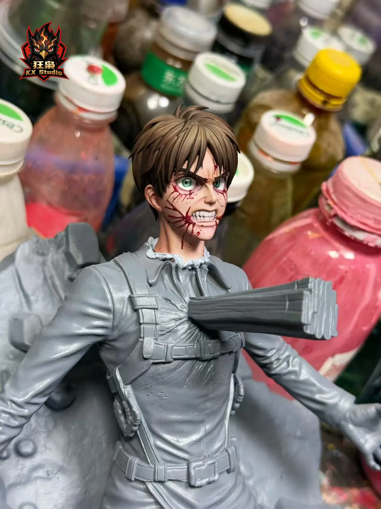 KX Studio - Attack on Titan Eren Jaeger TOPGK Limited 99 Pieces Imported PU & Resin Statue
