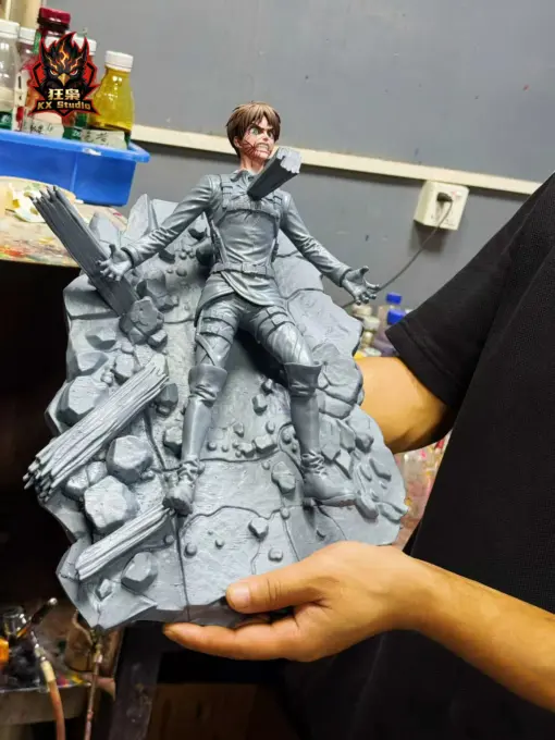 KX Studio - Attack on Titan Eren Jaeger TOPGK Limited 99 Pieces Imported PU & Resin Statue