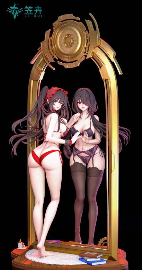 LI HUI Studio Date A Live Tokisaki Kurumi Statue