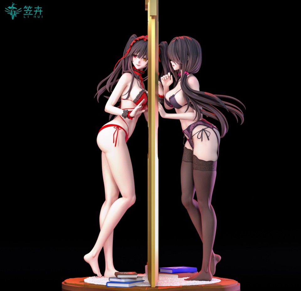 LI HUI Studio Date A Live Tokisaki Kurumi Statue