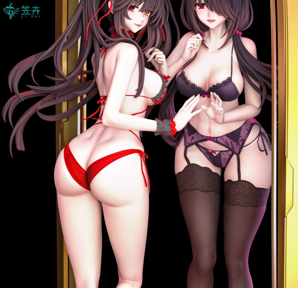 LI HUI Studio Date A Live Tokisaki Kurumi Statue