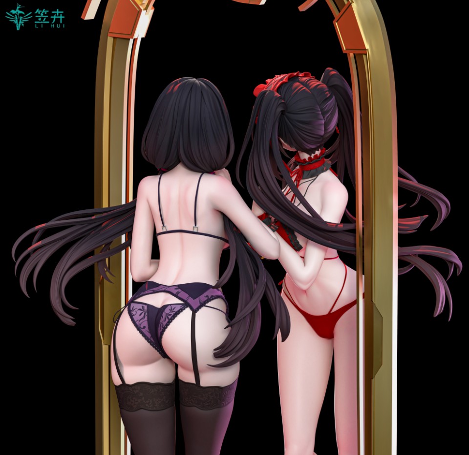 LI HUI Studio Date A Live Tokisaki Kurumi Statue
