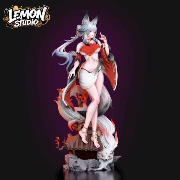 Lemon Studio - Original Character White Haired Fox Lady Xinyue Fox 1/6 & 1/4 Scale TOPGK Limited Edition Resin Statue