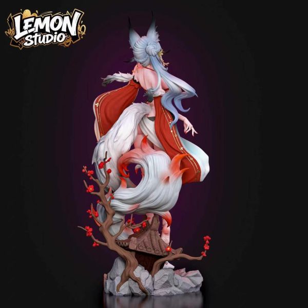 Lemon Studio - Original Character White Haired Fox Lady Xinyue Fox 1/6 & 1/4 Scale TOPGK Limited Edition Resin Statue