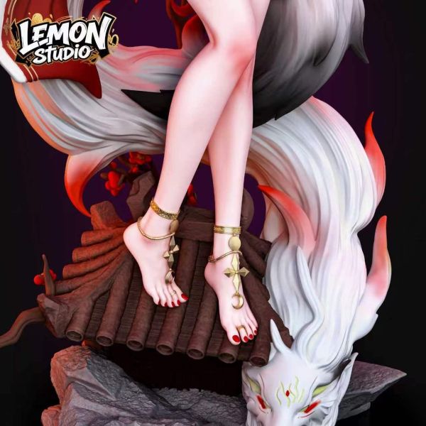 Lemon Studio - Original Character White Haired Fox Lady Xinyue Fox 1/6 & 1/4 Scale TOPGK Limited Edition Resin Statue