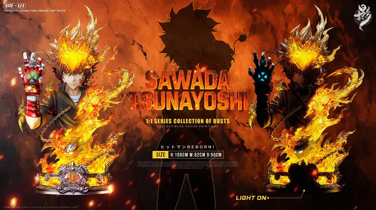 LueYing Studio – HITMAN REBORN! Sawada Tsunayoshi Bust 1/1 & 1/3 Scale