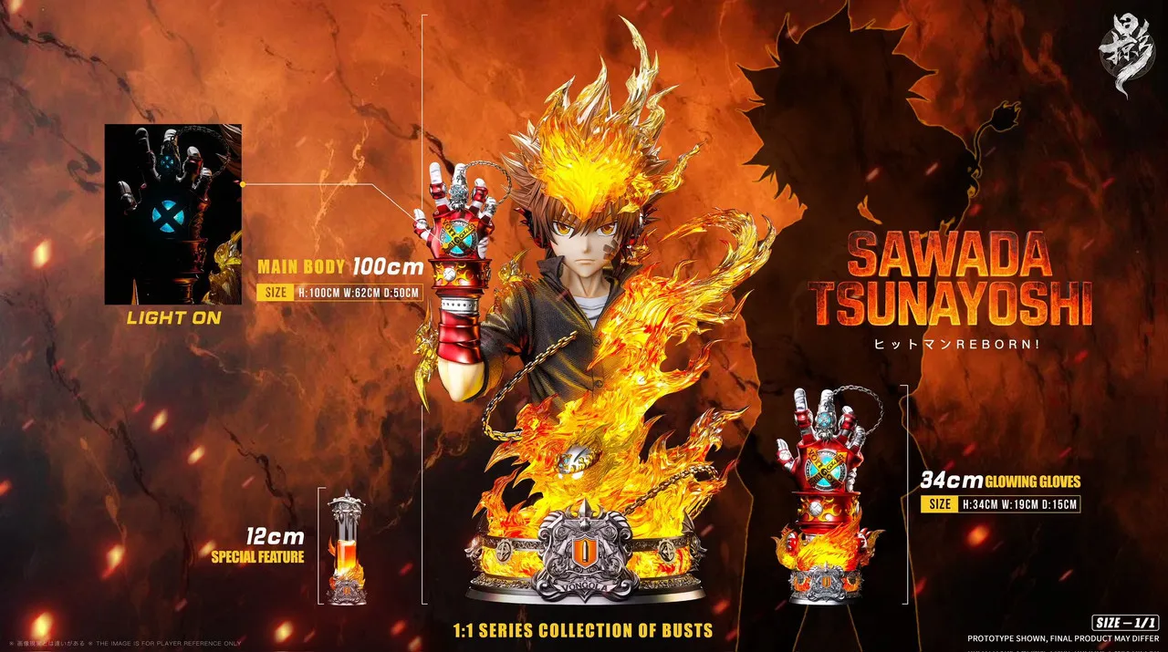 LueYing Studio – HITMAN REBORN! Sawada Tsunayoshi Bust 1/1 & 1/3 Scale