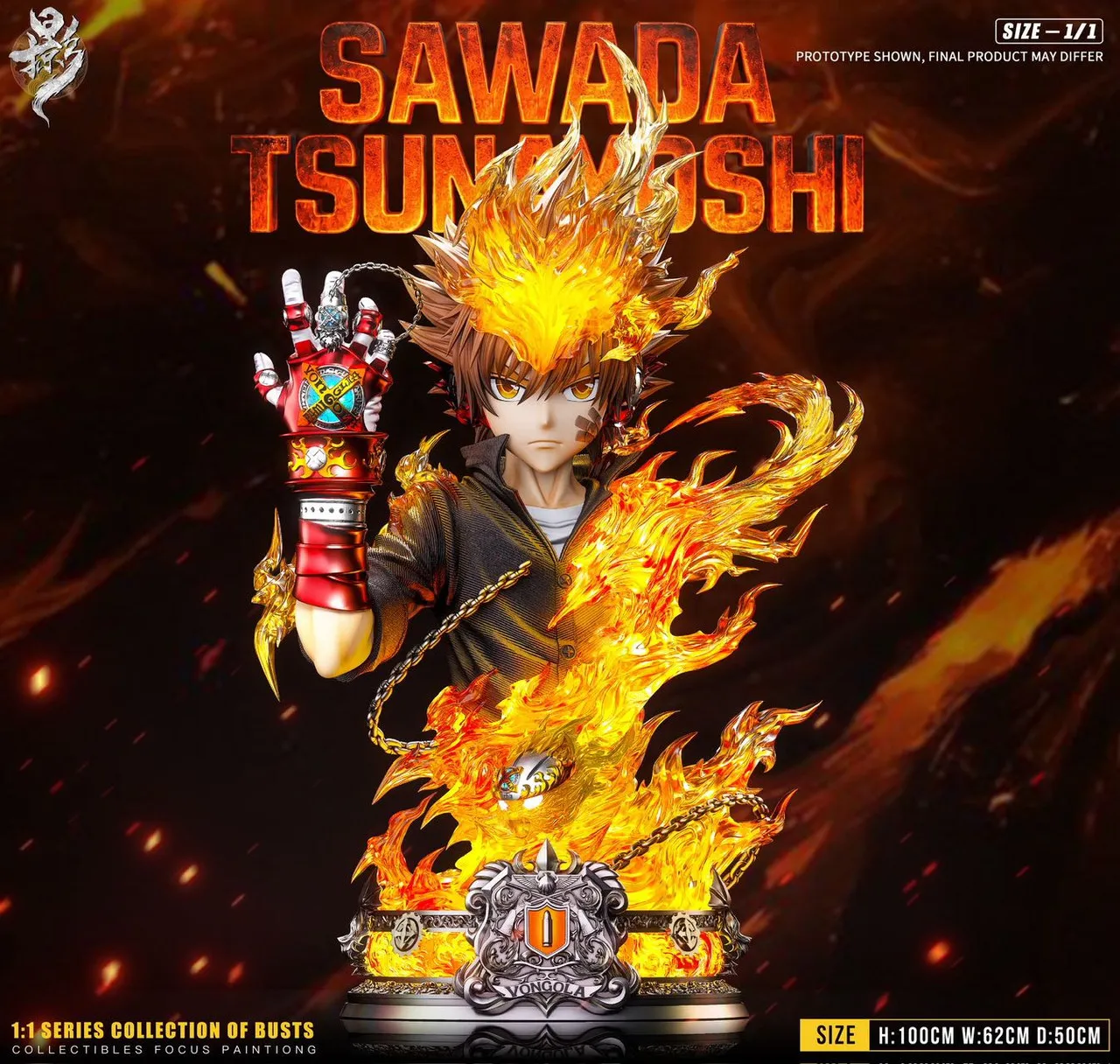 LueYing Studio – HITMAN REBORN! Sawada Tsunayoshi Bust 1/1 & 1/3 Scale