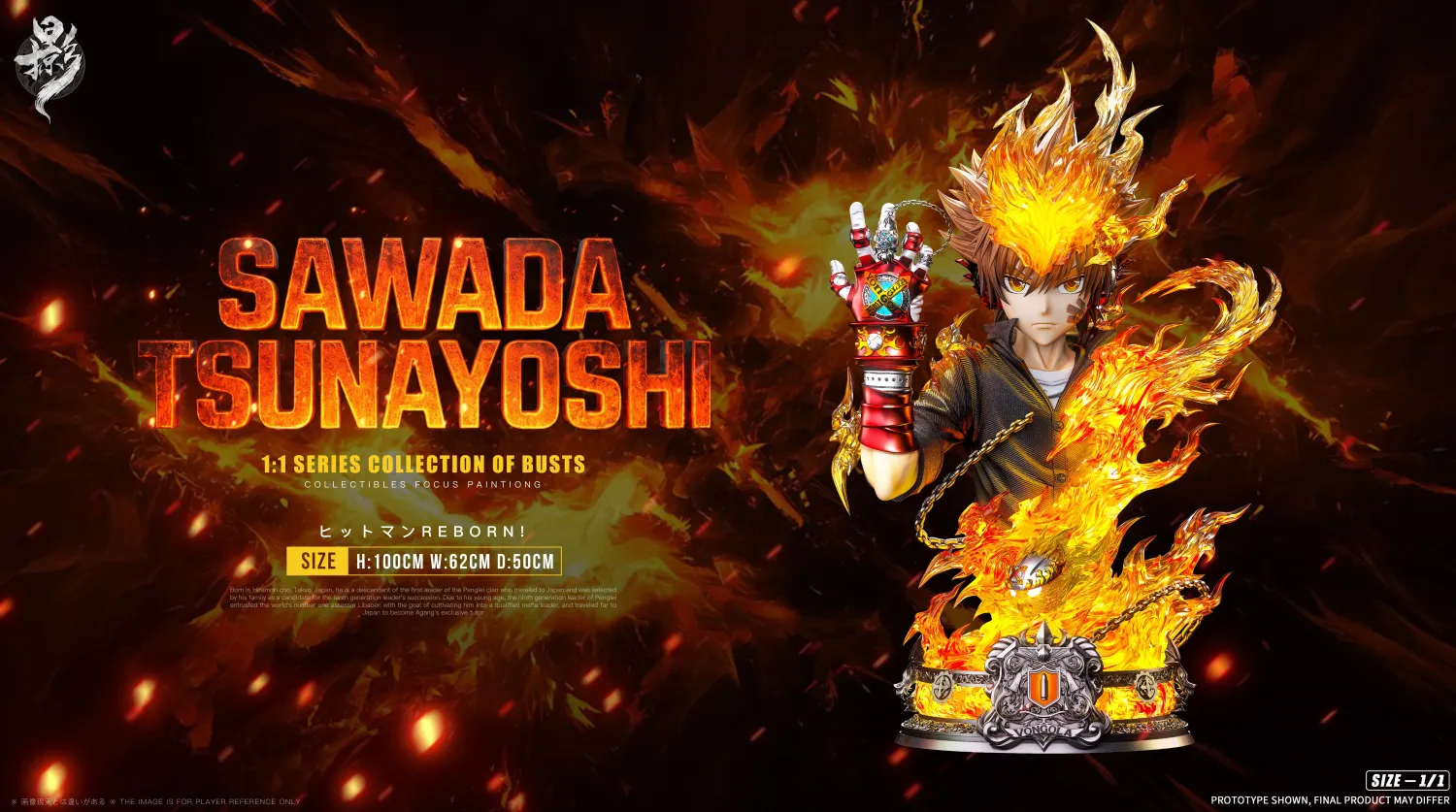 LueYing Studio – HITMAN REBORN! Sawada Tsunayoshi Bust 1/1 & 1/3 Scale