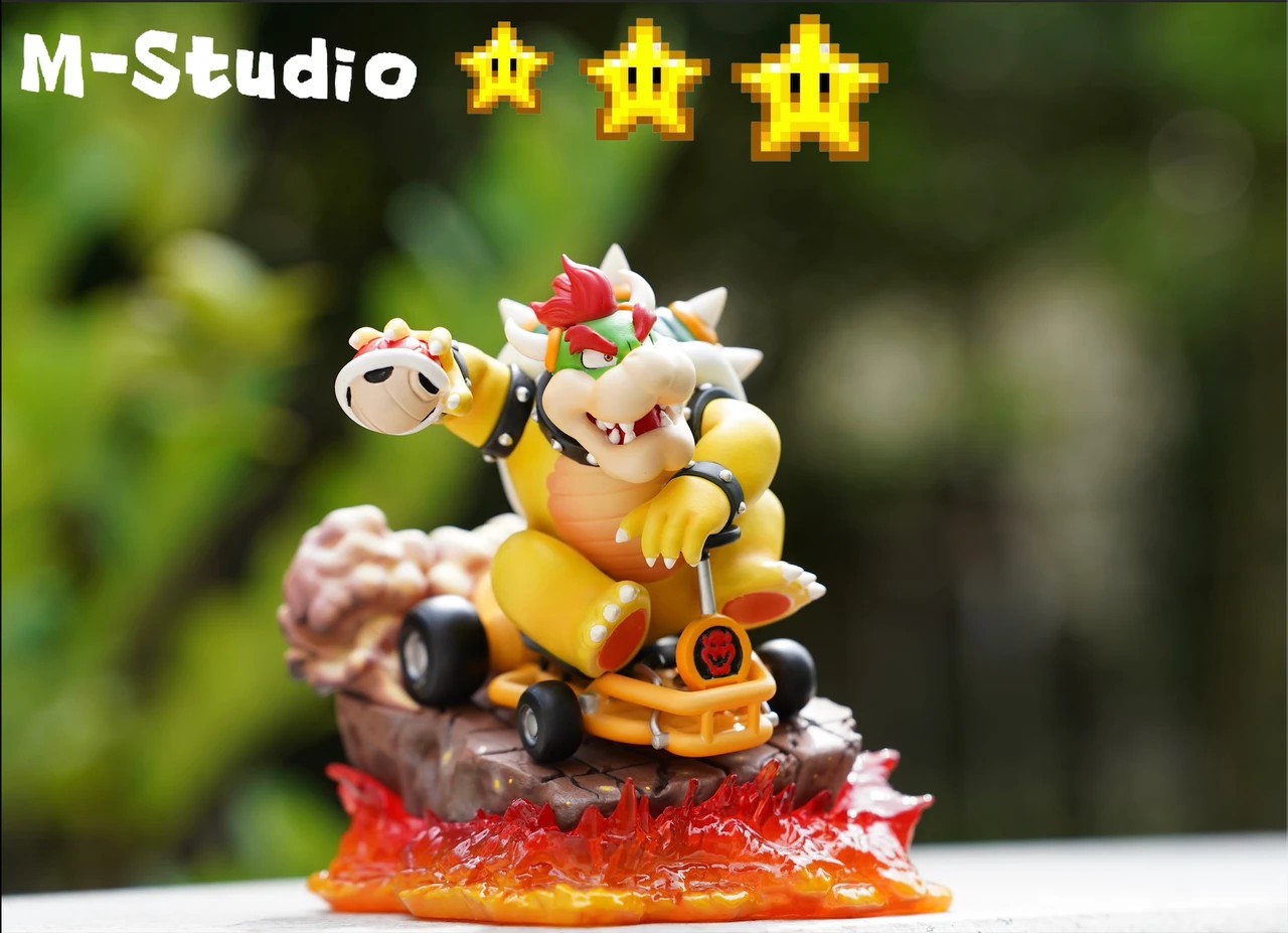 M Studio Mario Kart Bowser Statue