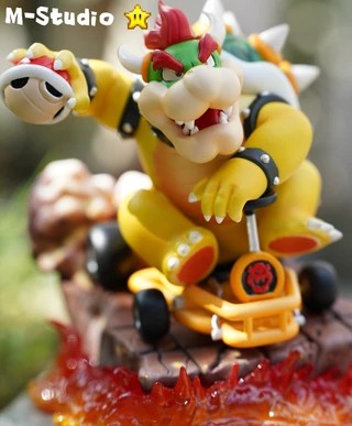 M Studio Mario Kart Bowser Statue