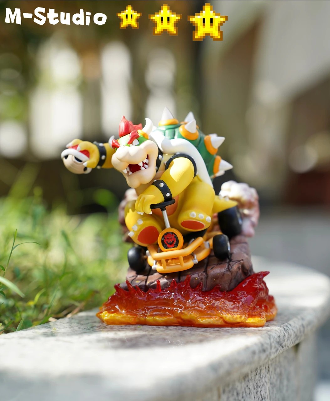 M Studio Mario Kart Bowser Statue