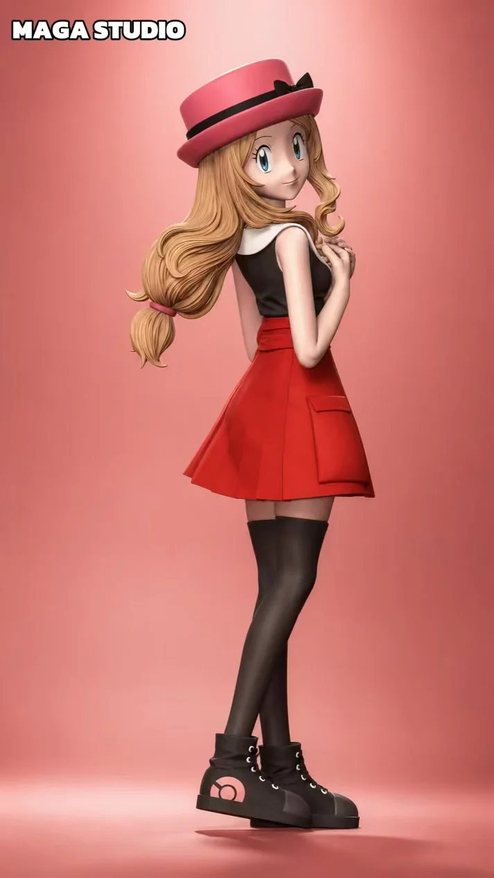 MAGA Studio Pokémon Serena & Delphox TOPGK 1/20 Scale Statue