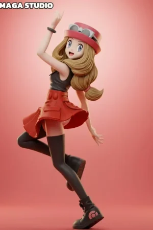 MAGA Studio Pokémon Serena & Delphox TOPGK 1/20 Scale Statue