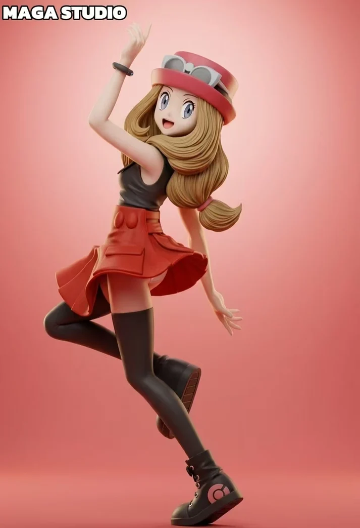 MAGA Studio Pokémon Serena & Delphox TOPGK 1/20 Scale Statue