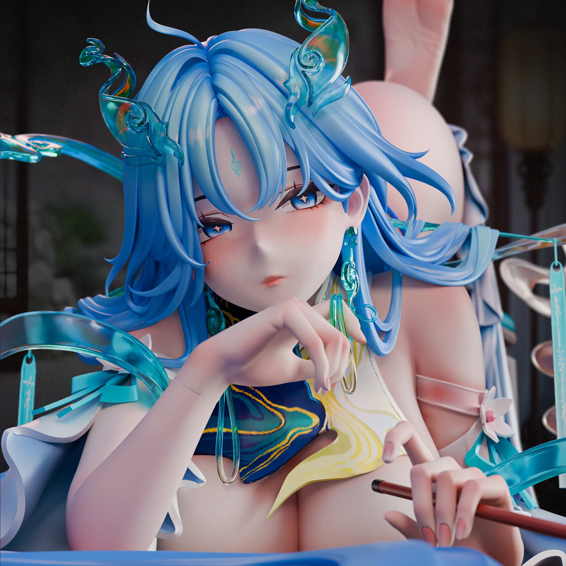 MI YIN Studio - Wuthering Waves Qingxiao 1/6 Scale TOPGK Resin Statue