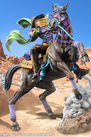 Medicos Entertainment - JoJo's Bizarre Adventure Gyro Zeppeli & Valkyrie Super Action Art Collection Limited Edition Figure(Licensed)