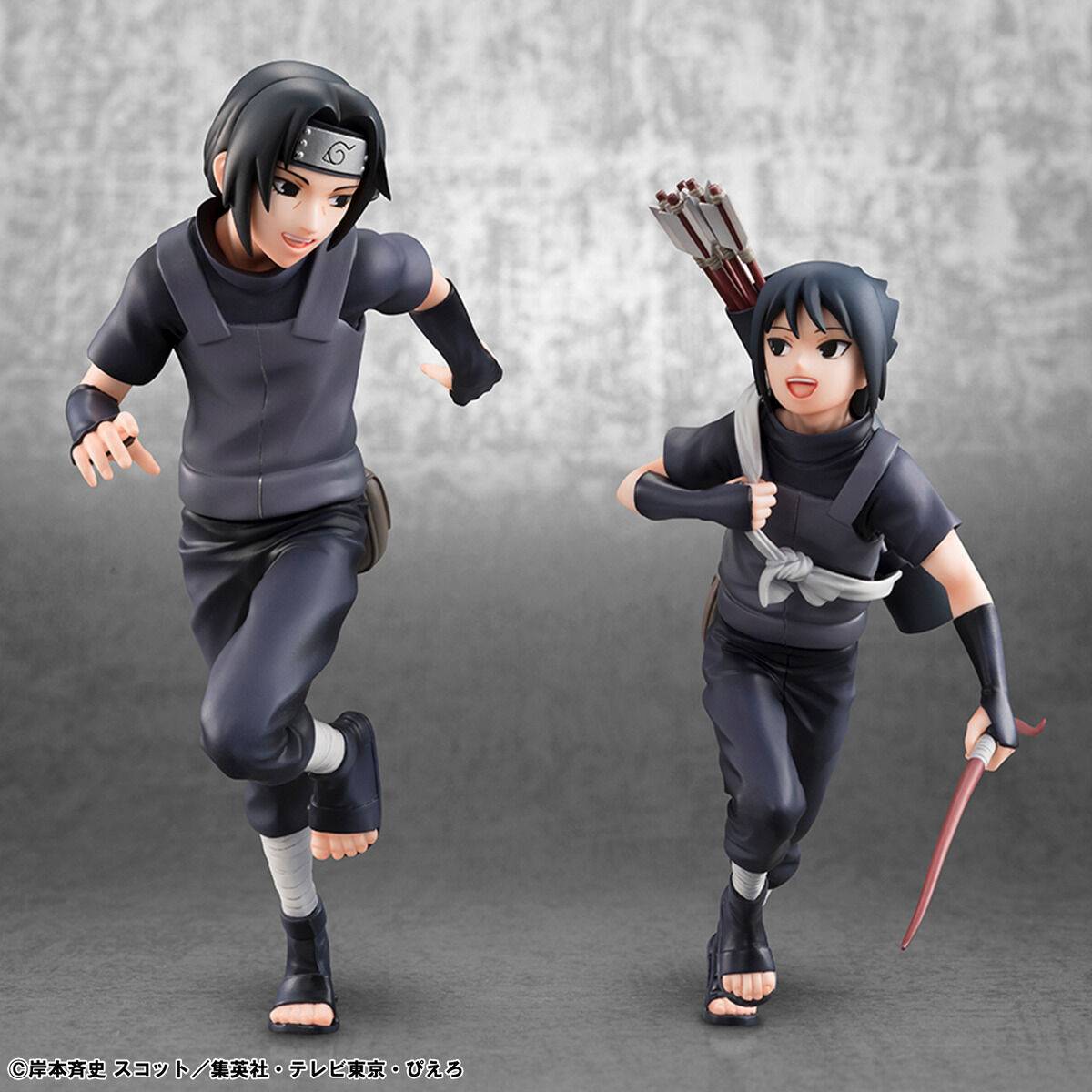 MegaHouse Naruto Shippuden Itachi Uchiha & Sasuke Uchiha Figure