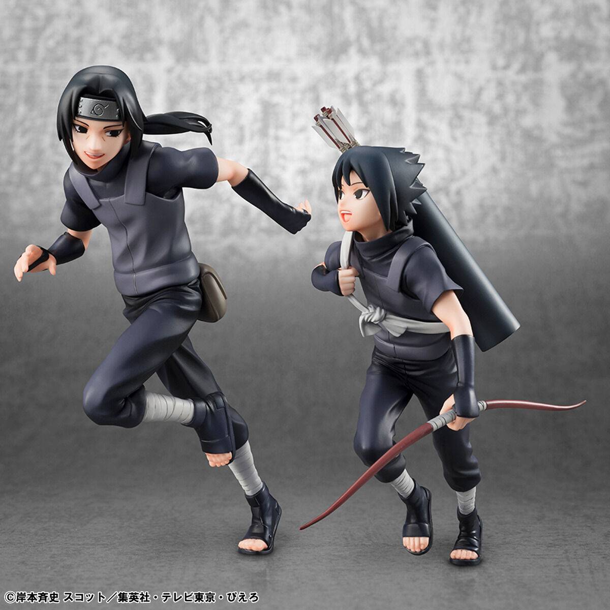 MegaHouse Naruto Shippuden Itachi Uchiha & Sasuke Uchiha Figure