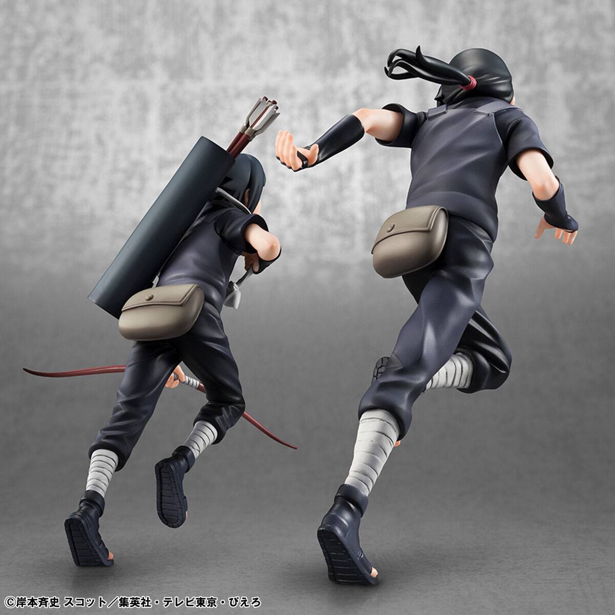 MegaHouse Naruto Shippuden Itachi Uchiha & Sasuke Uchiha Figure