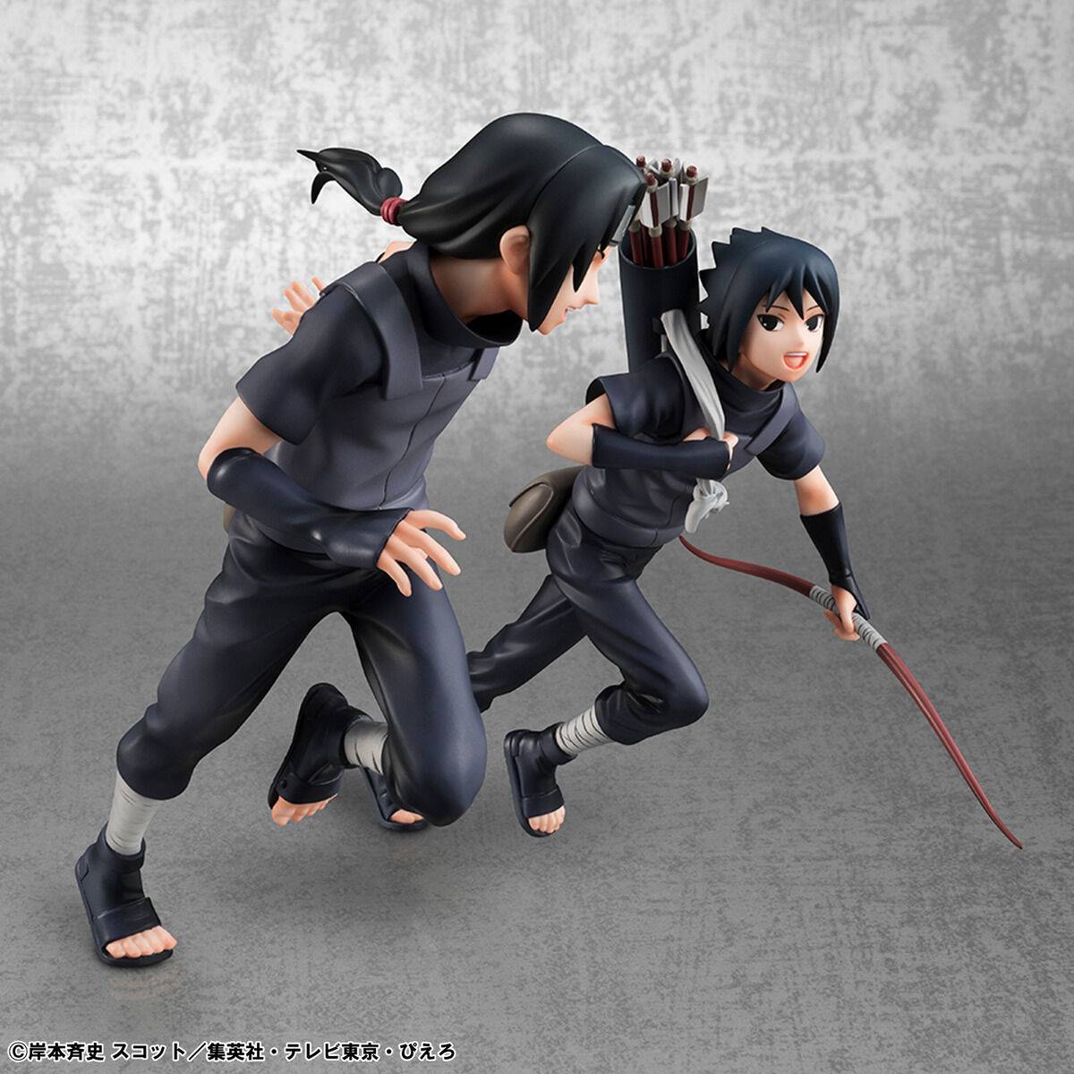 MegaHouse Naruto Shippuden Itachi Uchiha & Sasuke Uchiha Figure