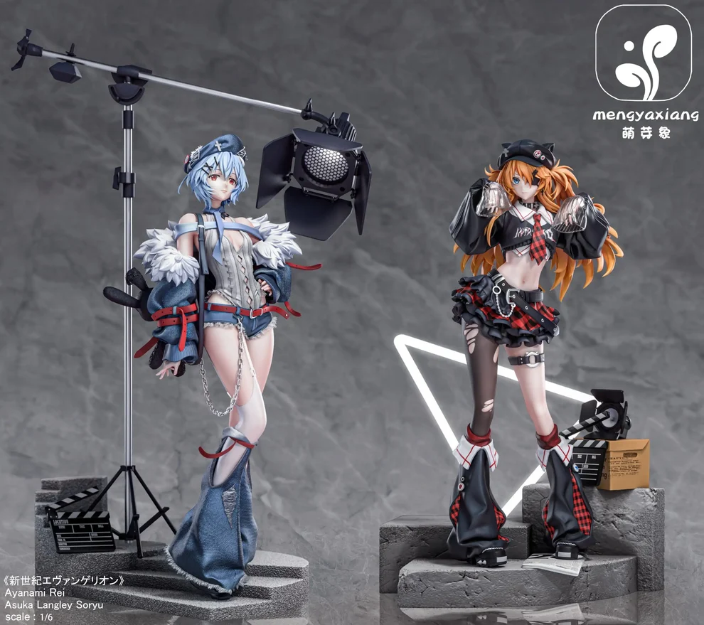 Meng Ya Xiang Neon Genesis Evangelion Asuka & Rei