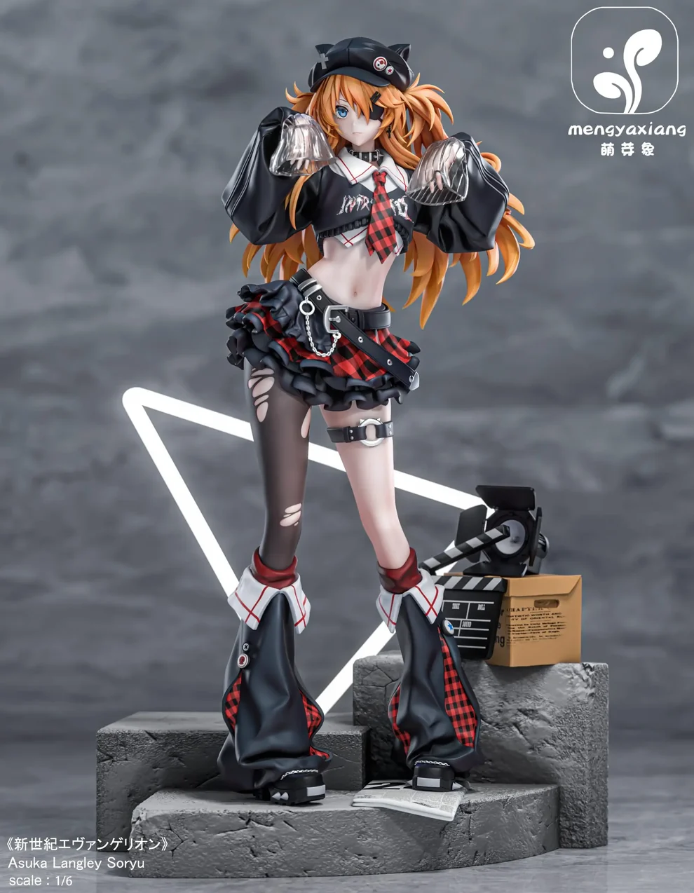 Meng Ya Xiang – Neon Genesis Evangelion – Asuka & Rei – 1/6 Scale Statue (Limited Edition) - Image 2