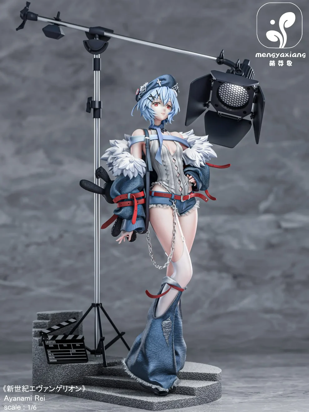 Meng Ya Xiang – Neon Genesis Evangelion – Asuka & Rei – 1/6 Scale Statue (Limited Edition) - Image 3