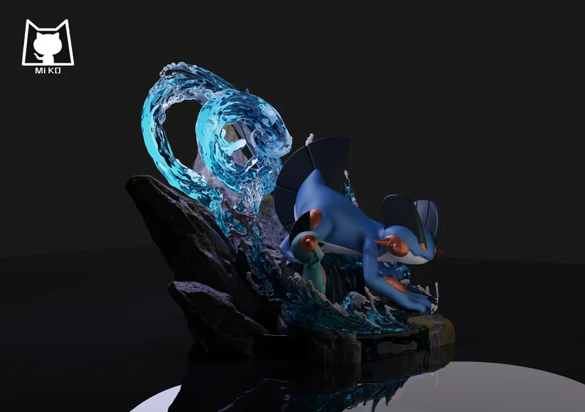Miko – Pokémon – Swampert – Limited Edition Statue - Image 6