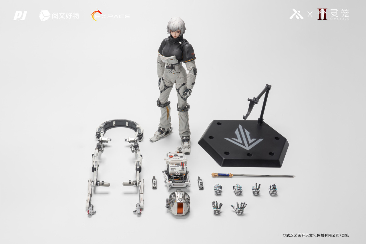 Moki Magic Studio × Ling Cage 1/6 Bai Yuekui action figure with LED Licensed