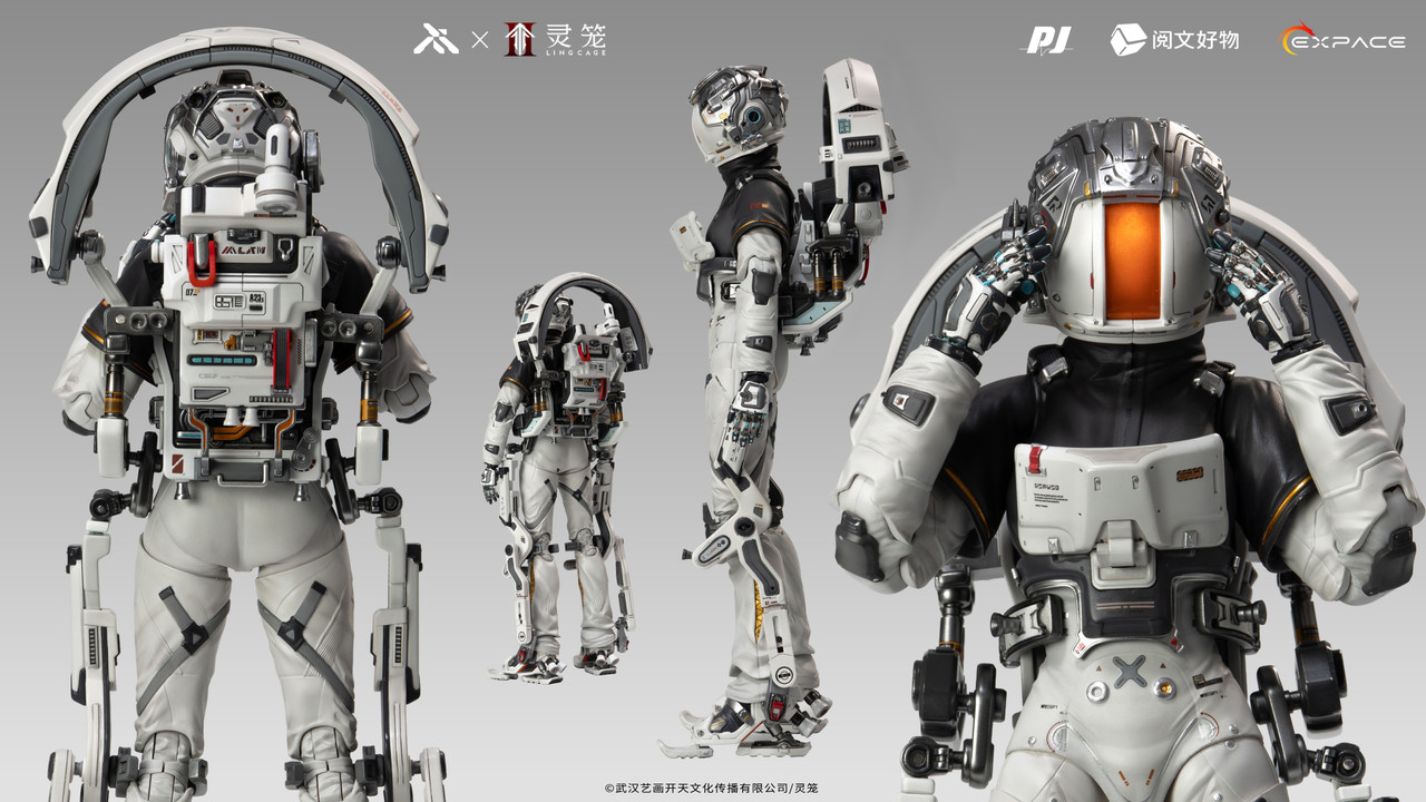 Moki Magic Studio × Ling Cage 1/6 Bai Yuekui action figure with LED Licensed