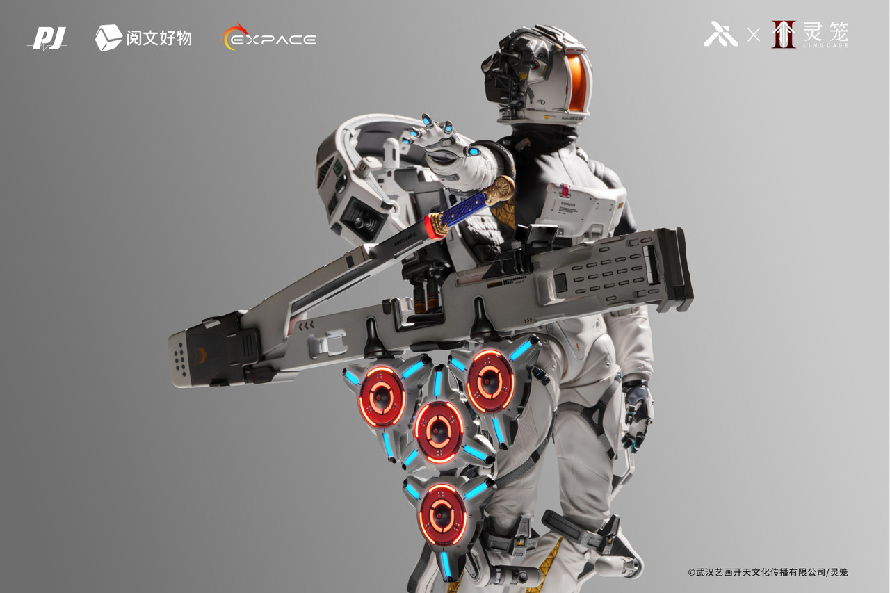 Moki Magic Studio × Ling Cage 1/6 Bai Yuekui action figure with LED Licensed