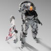 Moki Magic Studio × Ling Cage 1/6 Bai Yuekui action figure with LED Licensed